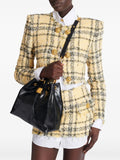 Balmain Pulse Leather Shoulder Bag — Same as shown — Size One Size — Side View