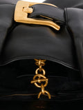 Balmain Large Anthem Buckled Shoulder Bag — Same as shown — Size One Size — Back View