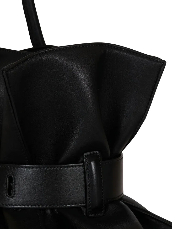 Balmain Large Anthem Buckled Shoulder Bag — Same as shown — Size One Size — Top View