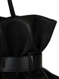 Balmain Large Anthem Buckled Shoulder Bag — Same as shown — Size One Size — Top View