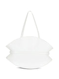 Balmain Medium Belted Detail Shoulder Bag — Same as shown — Size One Size — Back View