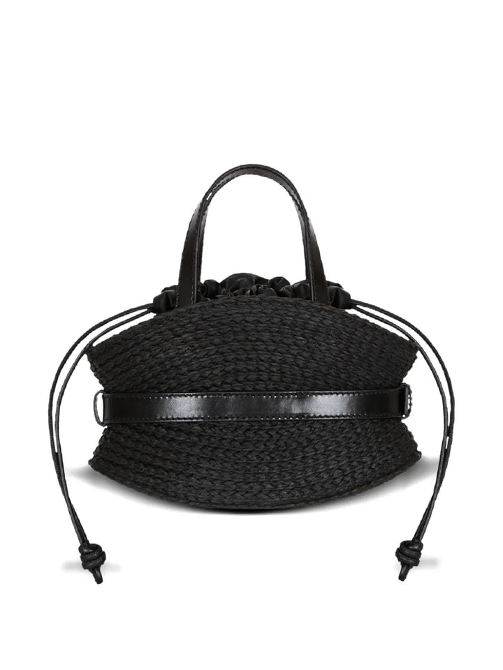 Balmain Mini Shuffle Belt Tote Bag — Same as shown — Size One Size — Back View