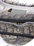 Christian Dior Pre Owned Saddle Handbag Logo Embroidered Oblique Canvas Medium Shoulder Bag — Same as shown — Size One Size — Back View