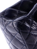 Chanel Pre Owned Reissue 255 Flap Bag Quilted Crinkled Patent 227 Shoulder Bag — Same as shown — Size One Size — Top View