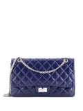 Chanel Pre Owned Reissue 255 Flap Bag Quilted Crinkled Patent 227 Shoulder Bag — Same as shown — Size One Size — Front View