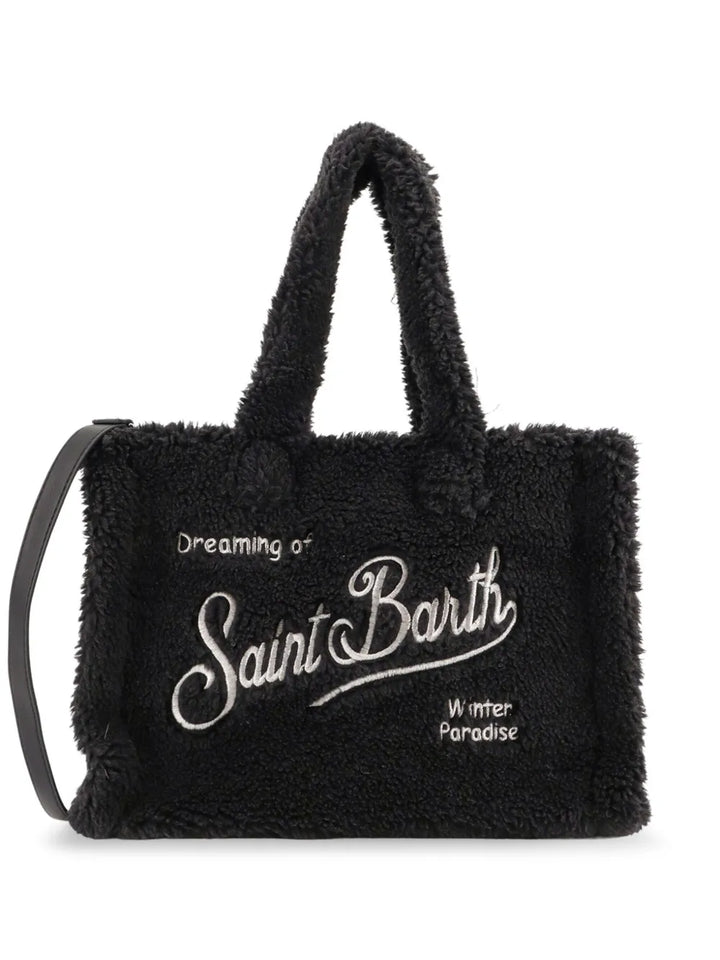 Mc2 Saint Barth Colette Teddy Embroidered Shoulder Bag — Same as shown — Size One Size — Front View