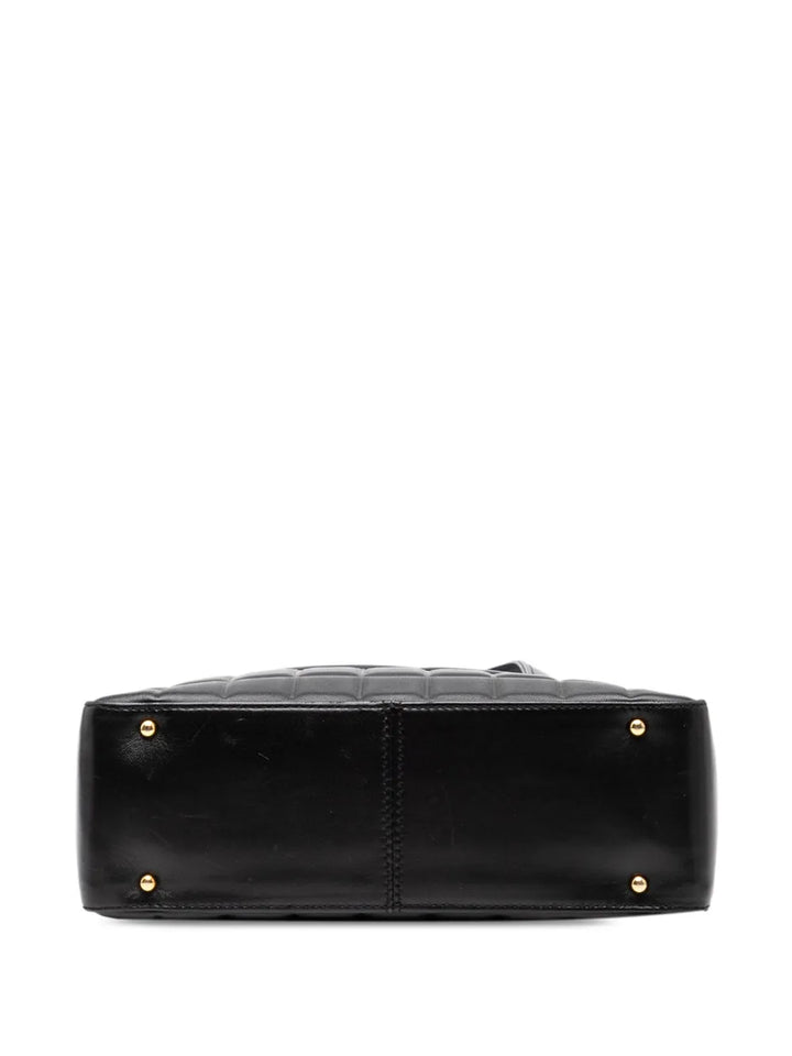 Chanel Pre Owned 2003 2004 Chocolate Bar Lambskin Shoulder Bag — Same as shown — Size One Size — Top View