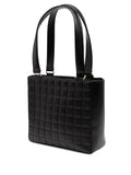 Chanel Pre Owned 2003 2004 Chocolate Bar Lambskin Shoulder Bag — Same as shown — Size One Size — Back View
