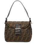 Fendi Pre Owned 20Th Century Zucca Canvas Double Flap Mamma Shoulder Bag — Same as shown — Size One Size — Front View