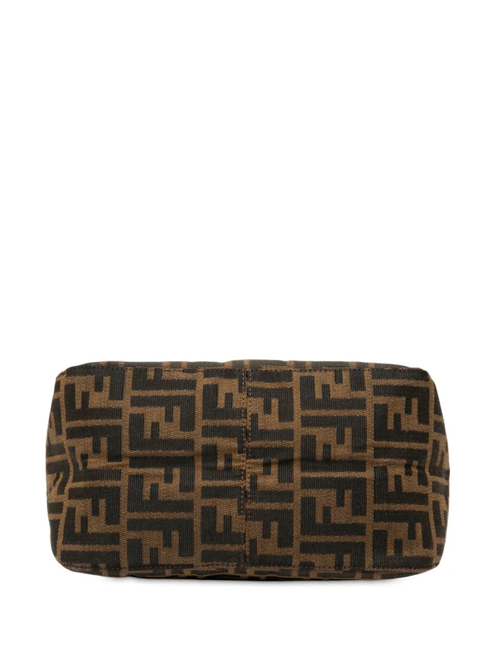 Fendi Pre Owned 20Th Century Zucca Canvas Double Flap Mamma Shoulder Bag — Same as shown — Size One Size — Top View
