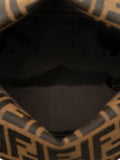 Fendi Pre Owned 20Th Century Zucca Canvas Double Flap Mamma Shoulder Bag — Same as shown — Size One Size — Detail View