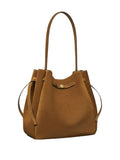 Tory Burch Large Romy Suede Shoulder Bag — Same as shown — Size One Size — Side View