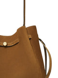 Tory Burch Large Romy Suede Shoulder Bag — Same as shown — Size One Size — Back View