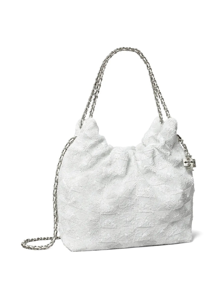 Tory Burch Mini Fleming Sequin Shoulder Bag — Same as shown — Size One Size — Back View