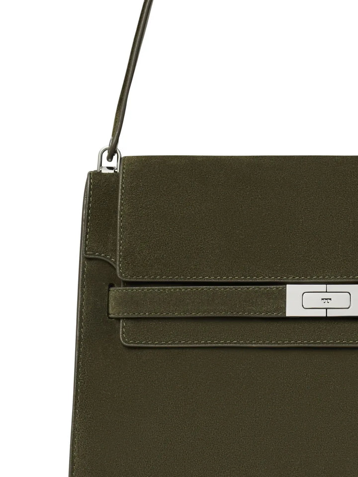 Tory Burch Large Lee Radziwill Suede Shoulder Bag — Same as shown — Size One Size — Top View
