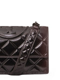 Tory Burch Small Fleming Quilted Patent Shoulder Bag — Same as shown — Size One Size — Top View