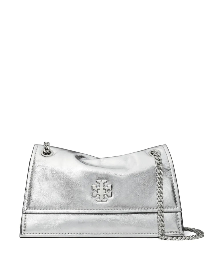 Tory Burch Mini Kira Turn Lock Metallic Shoulder Bag — Same as shown — Size One Size — Front View