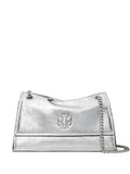 Tory Burch Mini Kira Turn Lock Metallic Shoulder Bag — Same as shown — Size One Size — Front View