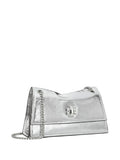 Tory Burch Mini Kira Turn Lock Metallic Shoulder Bag — Same as shown — Size One Size — Side View