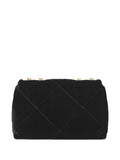Tory Burch Small Kira Diamond Quilted Velvet Shoulder Bag — Same as shown — Size One Size — Back View