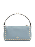 Valentino Garavani Small Rockstud Grained Shoulder Bag — Same as shown — Size One Size — Front View