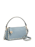 Valentino Garavani Small Rockstud Grained Shoulder Bag — Same as shown — Size One Size — Back View