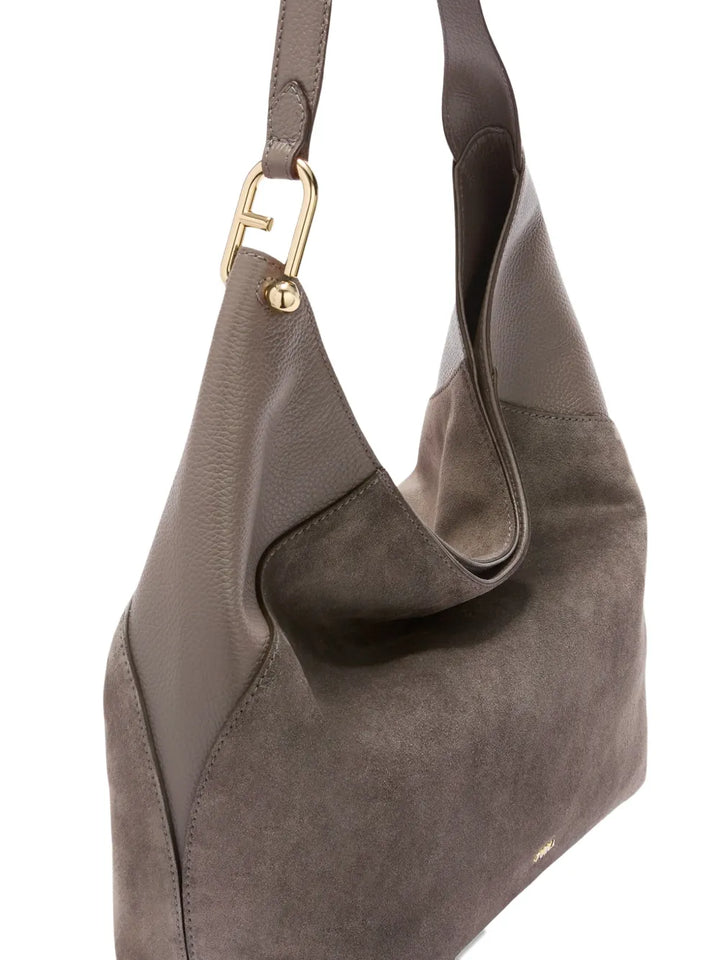 Furla L Lara Logo Detail Shoulder Bag — Same as shown — Size One Size — Back View
