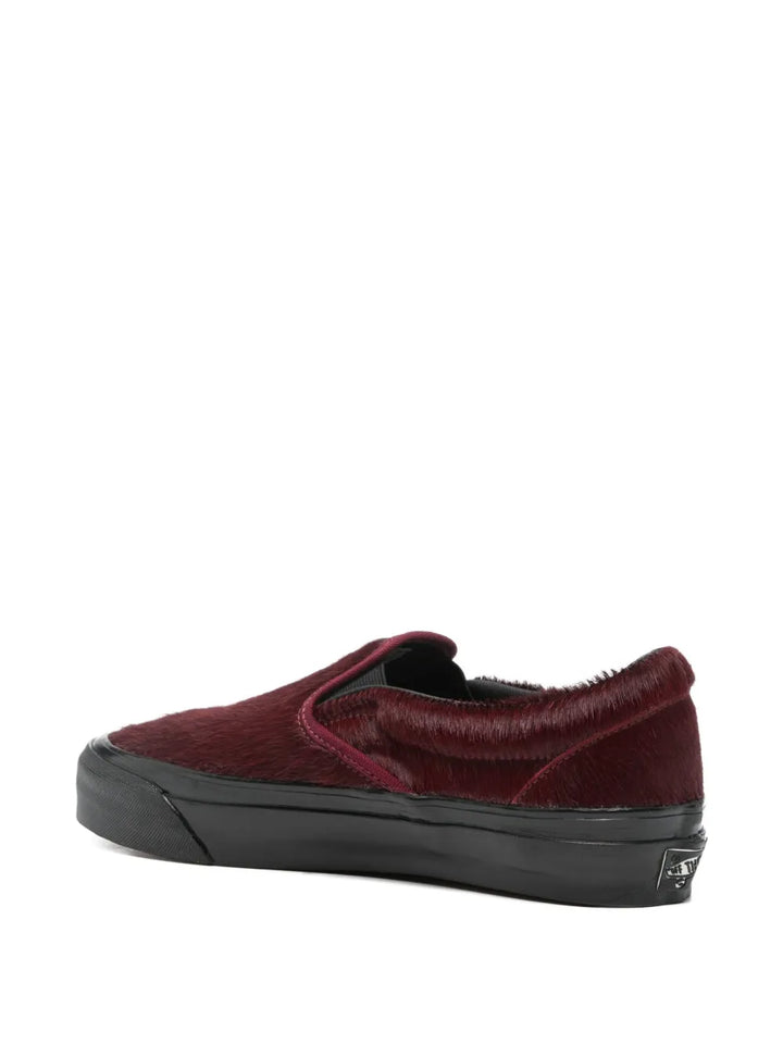Vans Textured — Red — Size US M 3.5 - US W 5 — Back View