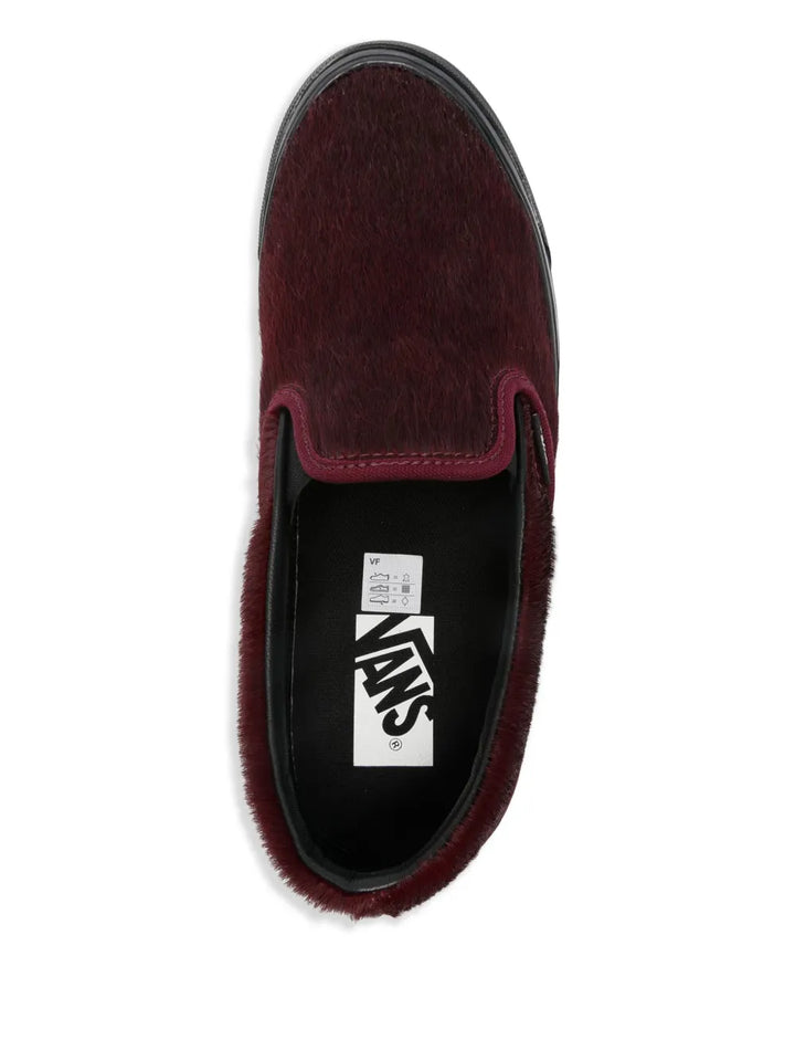 Vans Textured — Red — Size US M 3.5 - US W 5 — Top View