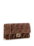 Fendi Ff Motif Chain Shoulder Bag — Same as shown — Size One Size — Back View