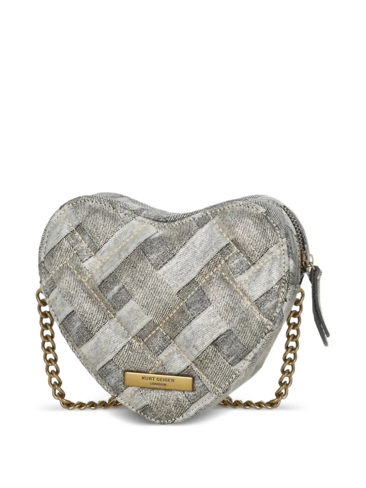 Kurt Geiger London Quilted Heart Mini Bag — Same as shown — Size One Size — Back View