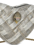 Kurt Geiger London Quilted Heart Mini Bag — Same as shown — Size One Size — Top View