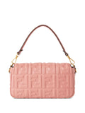 Fendi Baguette Ff Motif Embossed Shoulder Bag — Same as shown — Size One Size — Back View