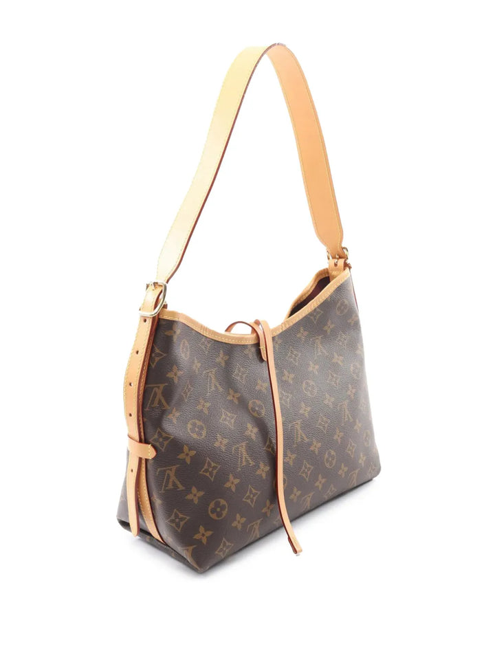 Louis Vuitton Pre Owned 2021 2025 Monogram Carryall Pm Shoulder Bag — Same as shown — Size One Size — Back View