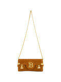 Balmain B Buzz 23 Suede Shoulder Bag — Same as shown — Size One Size — Detail View