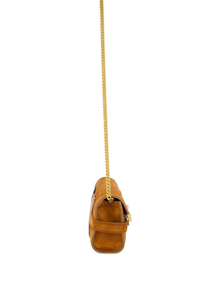Balmain B Buzz 23 Suede Shoulder Bag — Same as shown — Size One Size — Top View