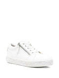 Geox Leelu Zip Embellished — White — Size US M 3.5 - US W 5 — Side View