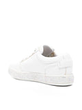 Geox Leelu Zip Embellished — White — Size US M 3.5 - US W 5 — Back View