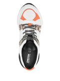 Geox Animal-Print Panel — White — Size US M 3.5 - US W 5 — Top View