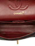 Chanel Pre Owned 1989 1991 Medium Classic Jersey Double Flap Shoulder Bag — Same as shown — Size One Size — Detail View