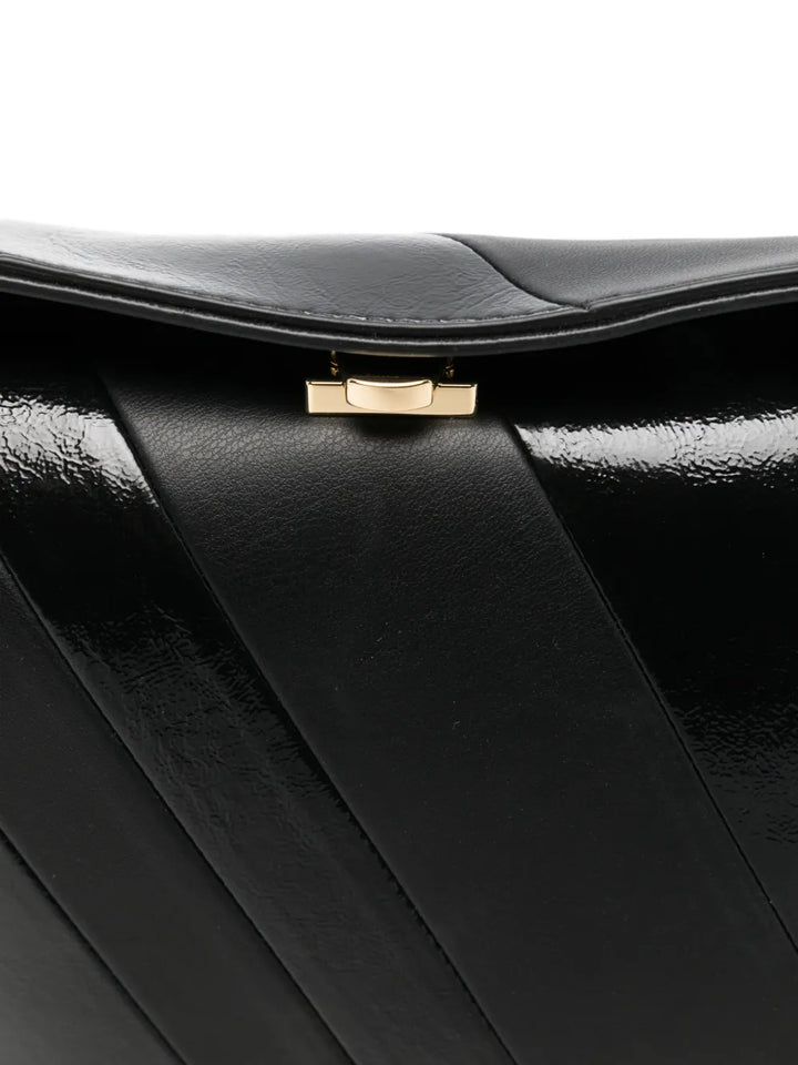 Themoire Eudora Diagonal Stripe Shoulder Bag — Same as shown — Size One Size — Top View