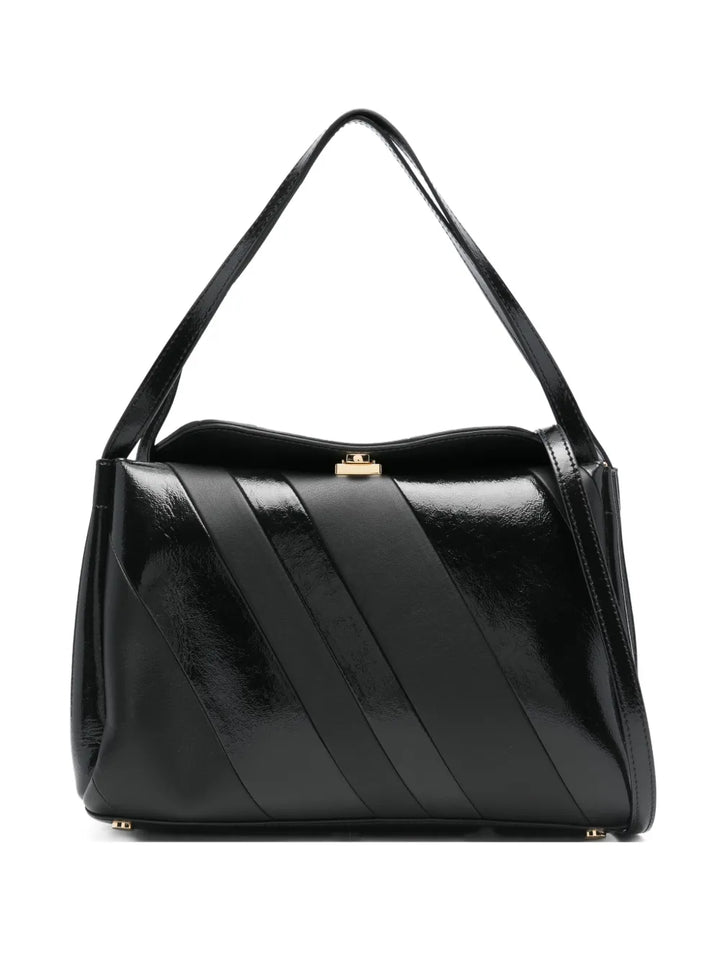 Themoire Eudora Diagonal Stripe Shoulder Bag — Same as shown — Size One Size — Front View