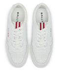 Bally Jasper Leather — White — Size US M 3.5 - US W 5 — Back View