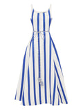 Leo Lin Serafina Striped Maxi Dress — Same as shown — Size XS — Front View