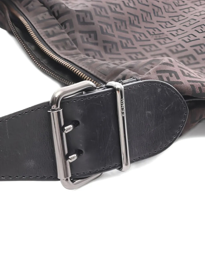 Fendi Pre Owned 2000S Zucchino Oyster Shoulder Bag — Same as shown — Size One Size — Top View