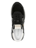 Premiata Lauryn 7803 Low-Top — Black — Size US M 3.5 - US W 5 — Top View
