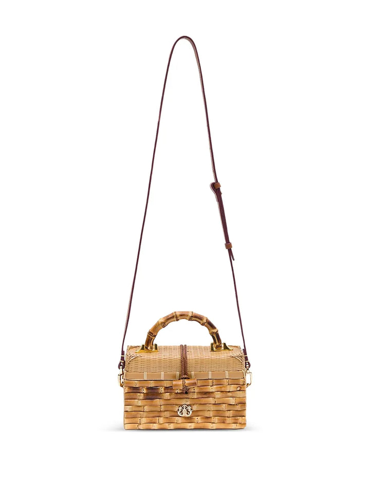 Isla Eleonora Rattan Shoulder Bag — Same as shown — Size One Size — Detail View