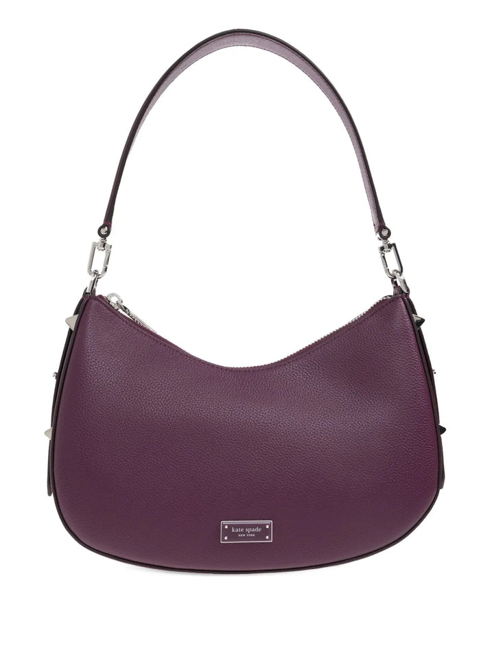 Kate Spade Liv Studded Leather Shoulder Bag — Same as shown — Size One Size — Front View