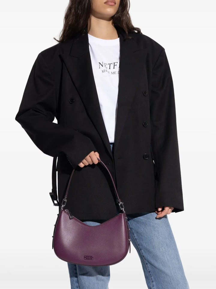 Kate Spade Liv Studded Leather Shoulder Bag — Same as shown — Size One Size — Side View