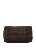 Fendi Pre Owned 2000 2010 Zucchino Canvas Double Flap Mamma Shoulder Bag — Same as shown — Size One Size — Top View